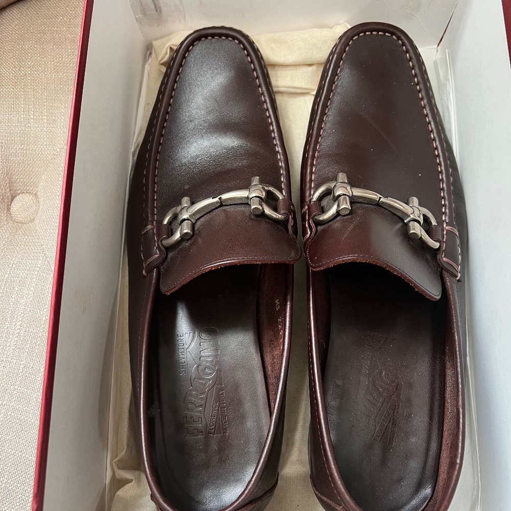 Salvatore Ferragamo Leather Loafers